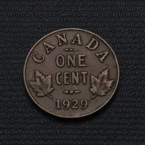 1929 - 1 Cent Canada - Low 9
