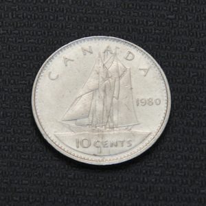1980 - 10 Cents Dime Canada